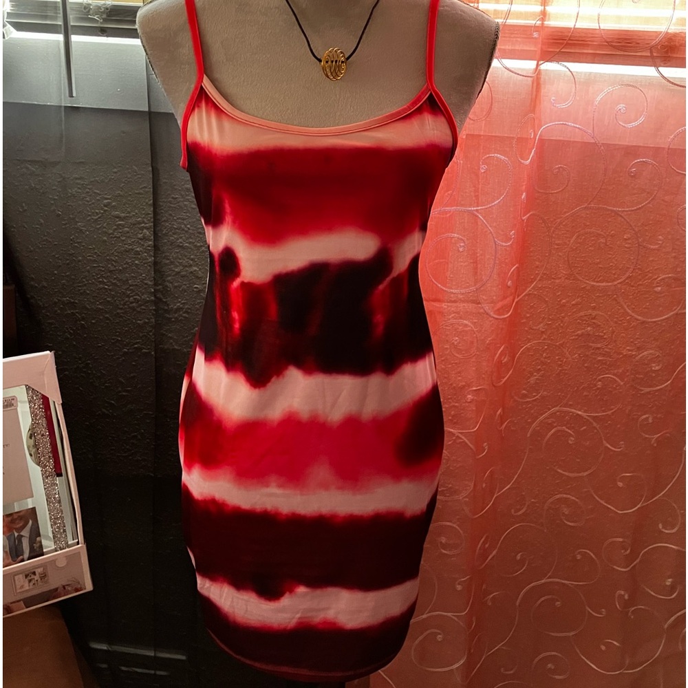 New, Summer Satin Mini Dress Medium Stretch